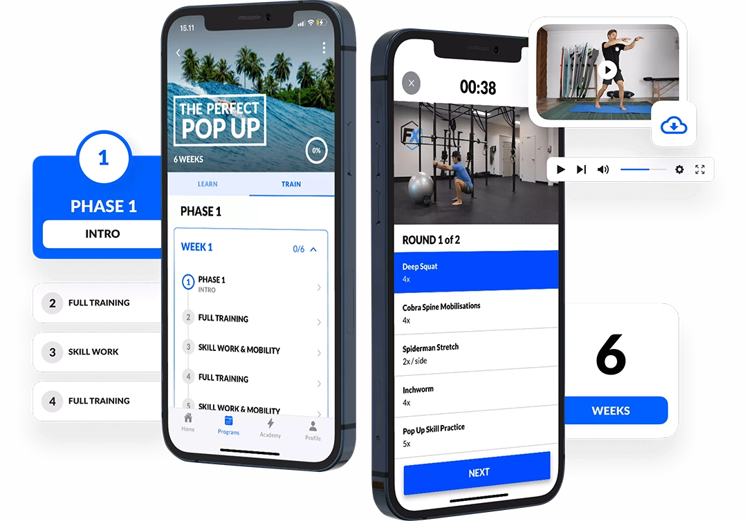perfect pop up program phone mockup