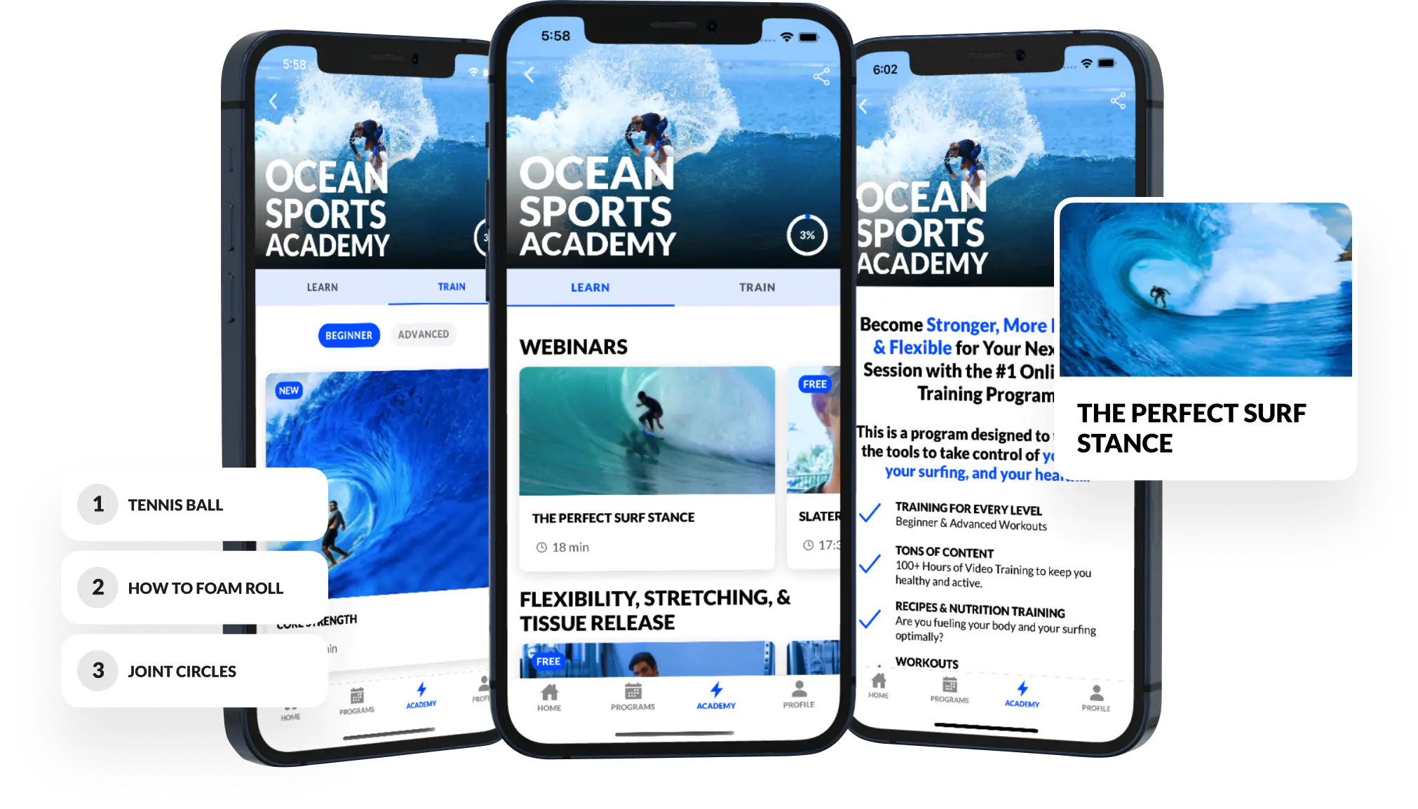 Ocean Sports Academy Mockup